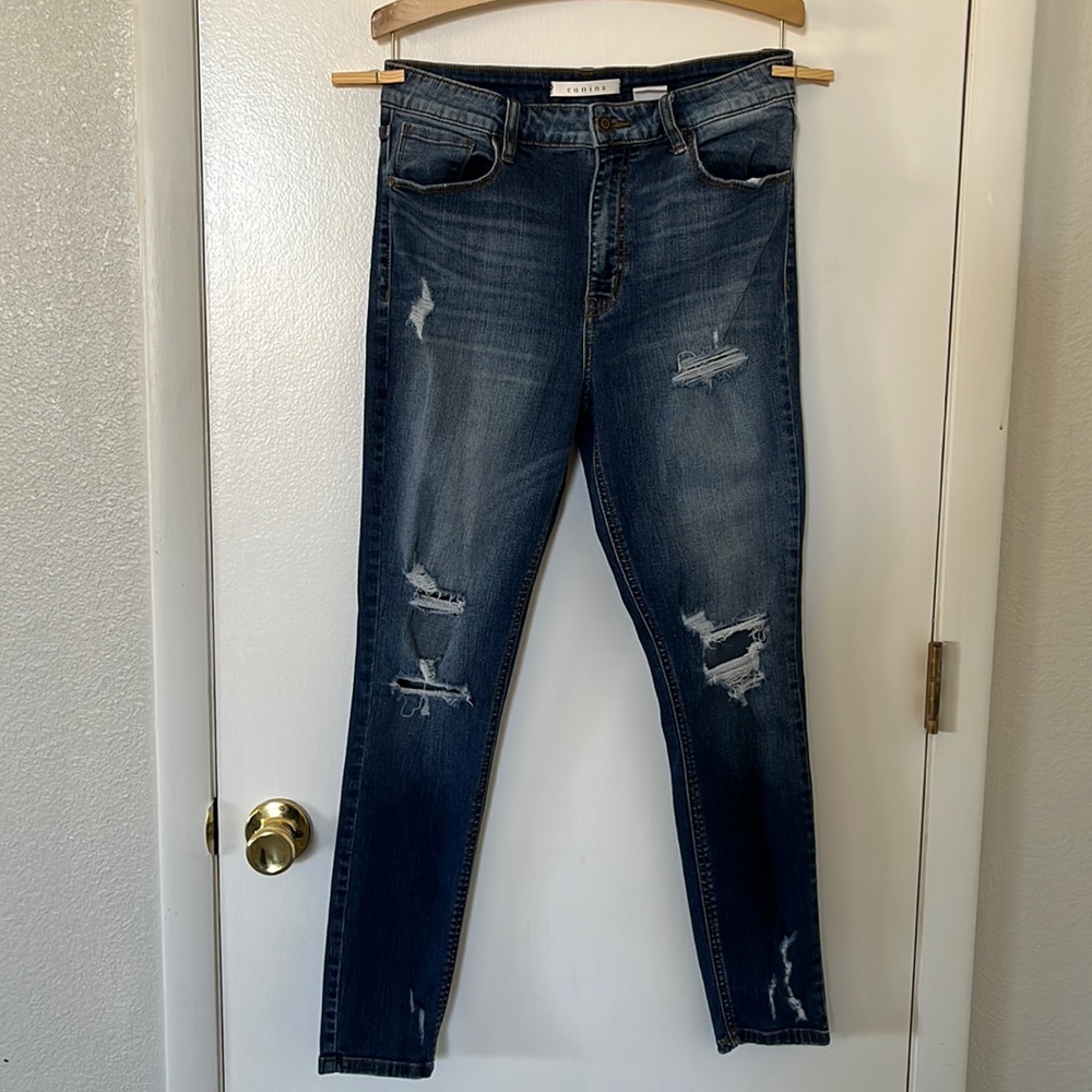Eunina Bella Super High Rise Skinny ankle jeans. Size 11